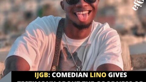 IJGB: Comedian Lino gives testimony about the goodness of Nigerian sun