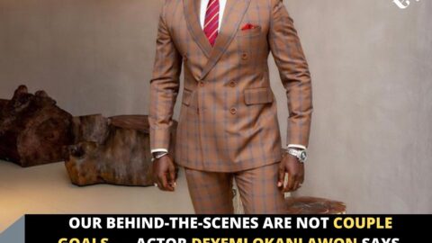 Our behind-the-scenes are not couple goals — Actor Deyemi Okanlawon says as he celebrates his 9th wedding anniversary