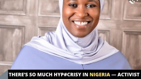 There’s so much hyp#crisy in Nigeria — Activist Aisha Yesufu says, after a road was allegedly blocked during a church service