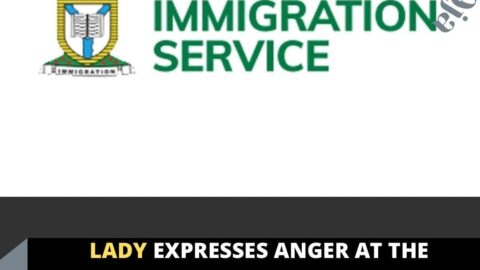 Lady expresses anger at the unavailability of skullduggery at a Nigerian Immigration office