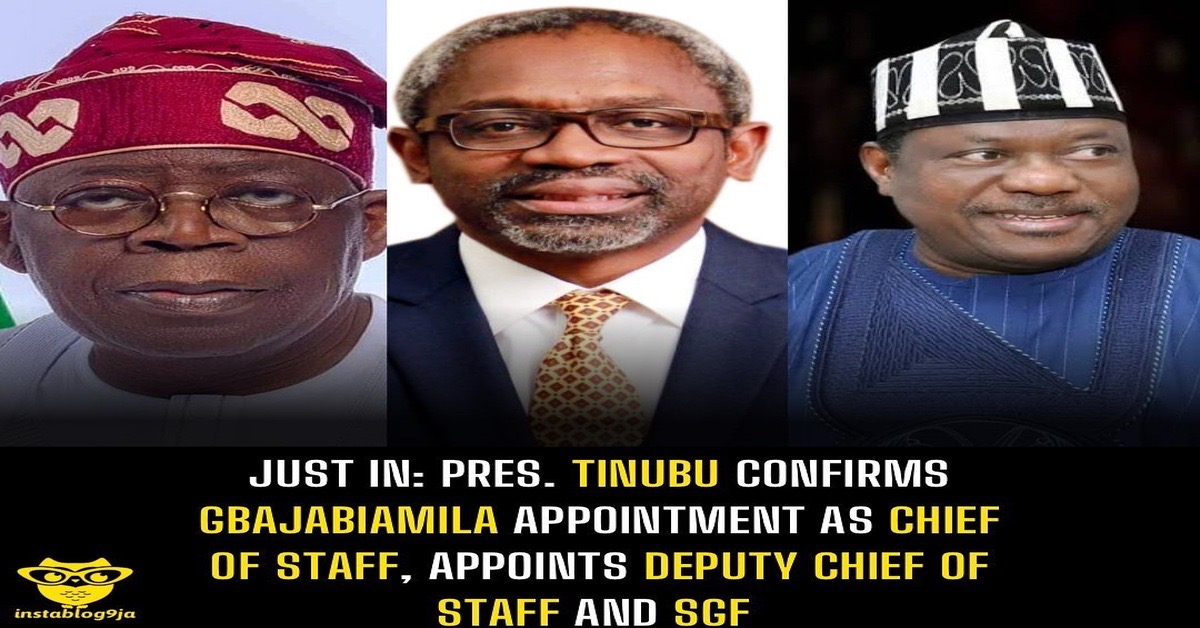 Just In: Pres. Tinubu Confirms Gbajabiamila Appointment As Chief Of ...