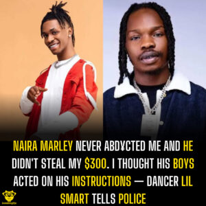 Naira Marley never abd¥cted me and he didn’t steal my $300. I thought his boys acted on his instructions — Dancer Lil Smart tells Police