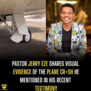 Pastor Jerry Eze shares visual evidence of the plane cr+sh he mentioned in his recent testimony