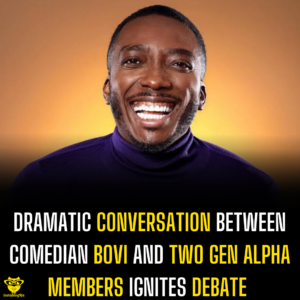 Dramatic conversation Between comedian Bovi and two Gen Alpha members ignites debate