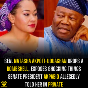 Sen. Natasha Akpoti-Uduaghan Drops a Bombshell, Exposes Shocking Things Senate President Akpabio Allegedly Told Her In Private