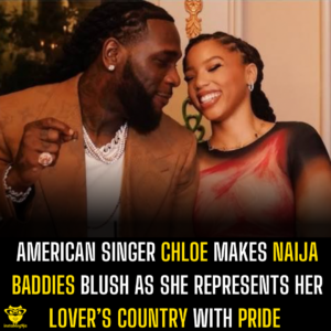 American singer Chloe makes Naija baddies blush as she represents her lover’s country with pride