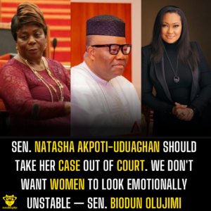 Sen. Natasha Akpoti-Uduaghan should take her case out of court. We don't want women to look emotionally unstable — Sen. Biodun Olujimi