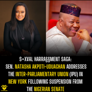 S+x¥al Harra§§ment Saga: Sen. Natasha Akpoti-Uduaghan addresses the Inter-Parliamentary Union (IPU) in New York following suspension from the Nigerian Senate