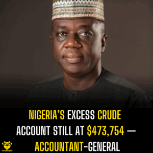 Nigeria’s Excess Crude Account Still at $473,754 — Accountant-General
