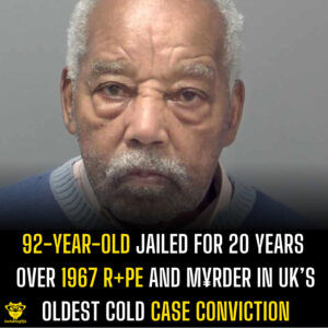 92-Year-Old Jailed for 20 Years Over 1967 R+pe and M¥rder in UK’s Oldest Cold Case Conviction