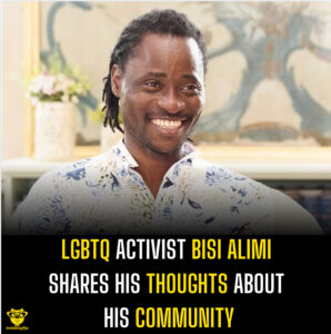 LGBTQ activist Bisi Alimi shares his thoughts about his community