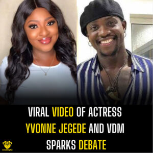 Viral video of actress Yvonne Jegede and VDM sparks debate