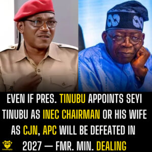 Even if Pres. Tinubu appoints Seyi Tinubu as INEC chairman or his wife as CJN, APC will be defeated in 2027 — Fmr. Min. Dalung