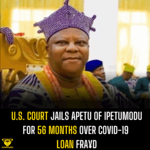 U.S. Court Jails Apetu of Ipetumodu for 56 Months Over COVID-19 Loan Fra¥d