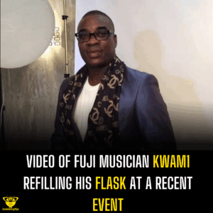Video of Fuji musician KWAM1 refilling his flask at a recent event