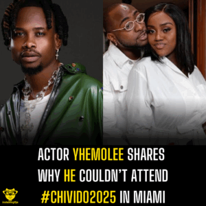 Actor Yhemolee shares why he couldn’t attend #CHIVIDO2025 in Miami