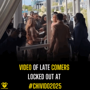 Video of late comers locked out at #Chivido2025