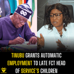 Tinubu Grants Automatic Employment to Late FCT Head of Service’s Children