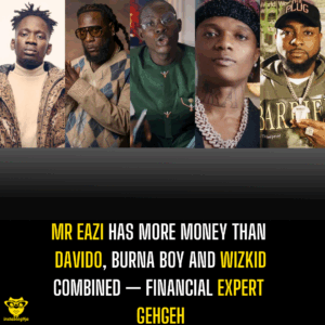 Mr Eazi has more money than Davido, Burna Boy and Wizkid combined — Financial expert Gehgeh
